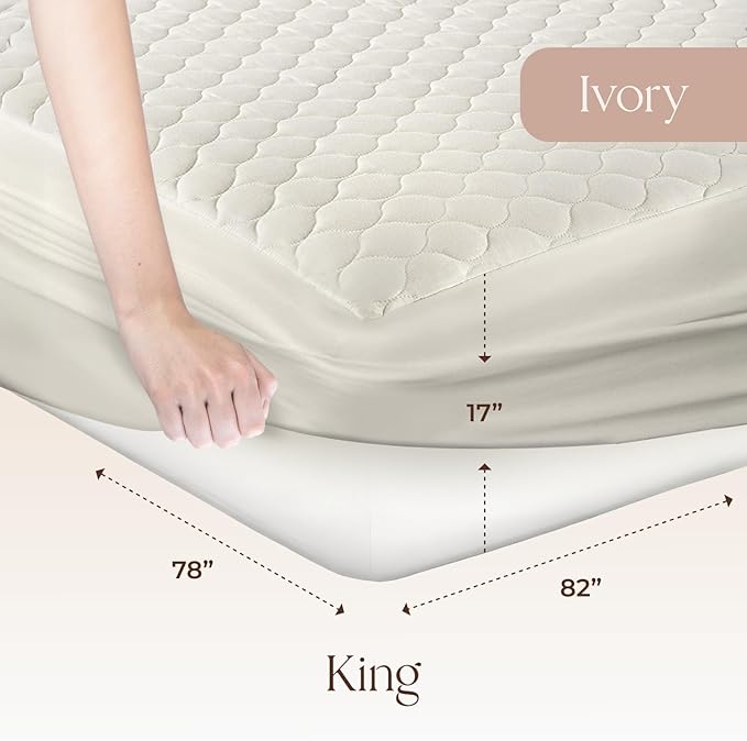 100% Cotton Organic Mattress Pad - Image 2