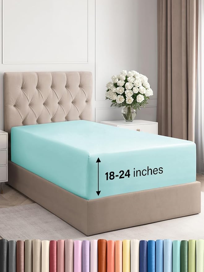 Extra Deep Twin XL Fitted Sheet by CGKUnlimited