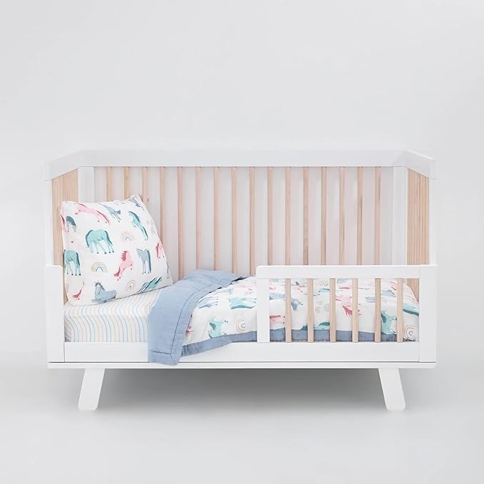 Little Unicorn Toddler Bedding 3-Piece Set | Super Soft & Breathable Muslin by LittleUnicorn