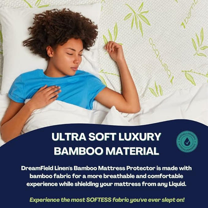 Bamboo Cooling Mattress Protector - Image 5