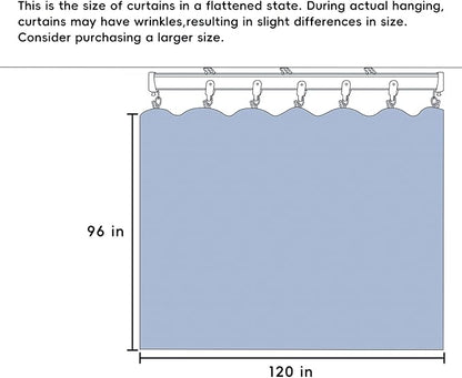 Room Divider Curtains Total Blackout Privacy Curtain Panel Room Thermal - Image 7