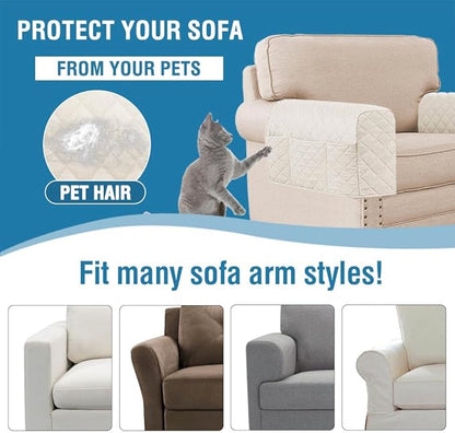 2 Pack Water Resistant Armrest Covers - Image 7