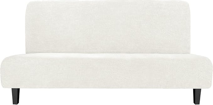 Easy-Going Stretch Futon Slipcover Armless Futon Bed Cover Furniture Protector by Easy-Going