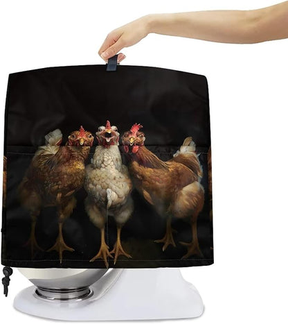Funny Rooster 3D Print Stand Mixer Covers Kitchen Aid Mixer Cover Mixer Dust - Image 4