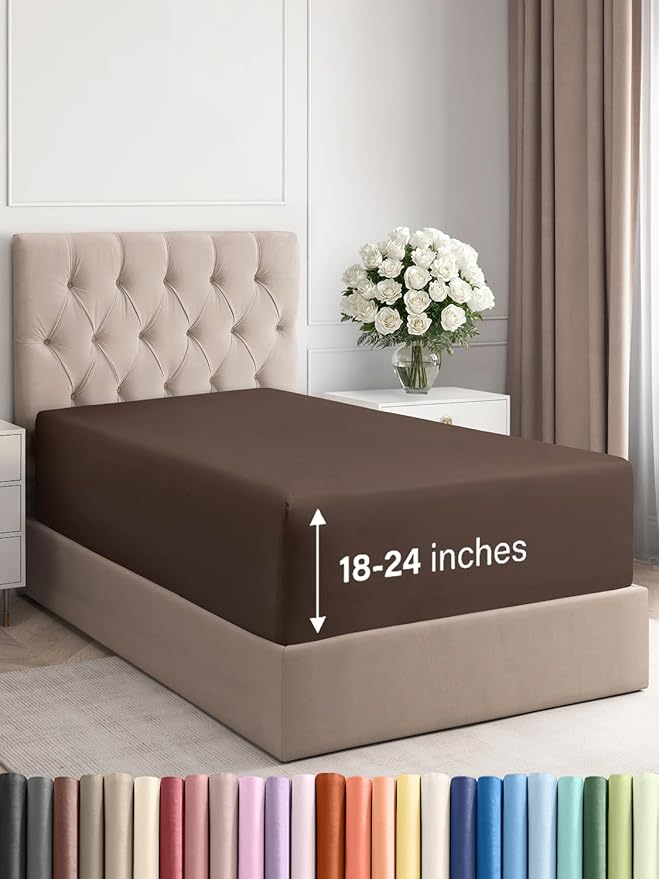 Extra Deep Twin Fitted Sheet by CGKUnlimited