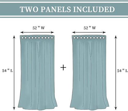 BGment Natural Linen Look Semi Sheer Curtains - Image 7