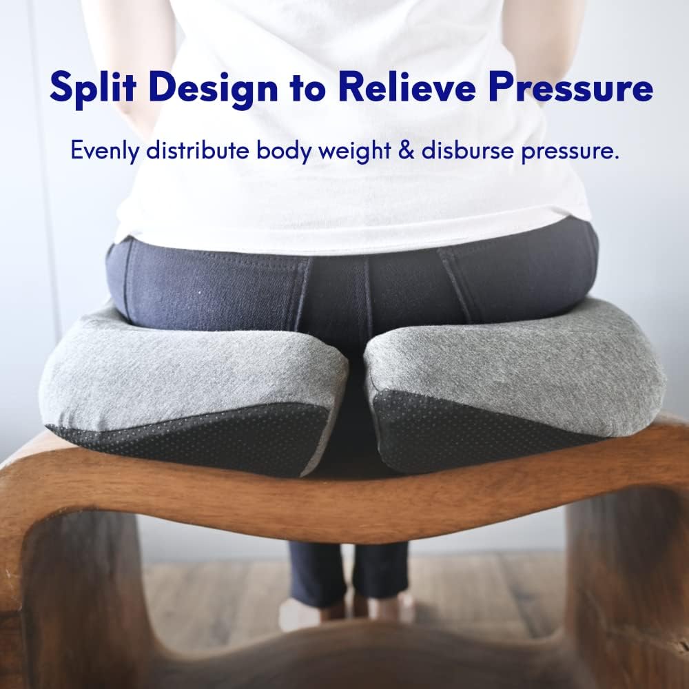 C CUSHION LAB Patented Pressure Relief Seat Cushion for Long Sitting Hours on...