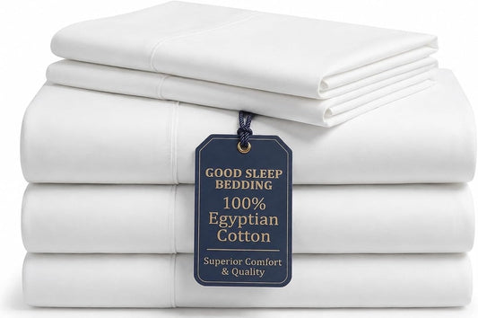 100% egyptian cotton split king sheets sets for, main product view