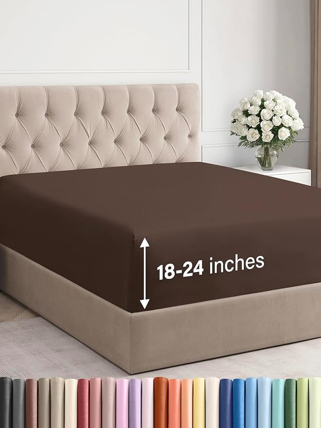 Extra Deep King Fitted Sheet by CGKUnlimited
