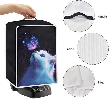 Mumeson Butterfly Cat Coffee Maker Cover Dust Resistant Home Kitchen Appliance - Image 5