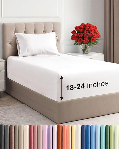 Extra Deep Pocket Twin XL Sheets by CGKUnlimited