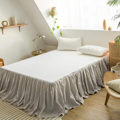 Simple&Opulence Belgian Linen Bed Skirt by SimpleOpulence