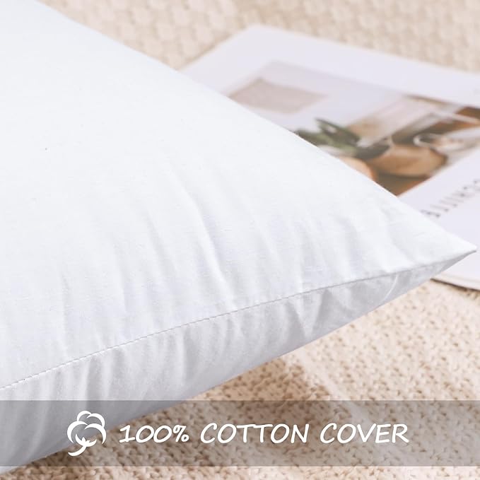 Artscope Synthetic Down Lumbar Pillow Insert, 14x36 Down Alternative Throw - Image 4