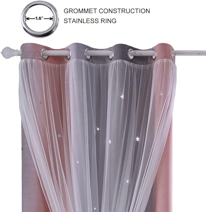 Ombre Rainbow Blackout Curtains - Image 2