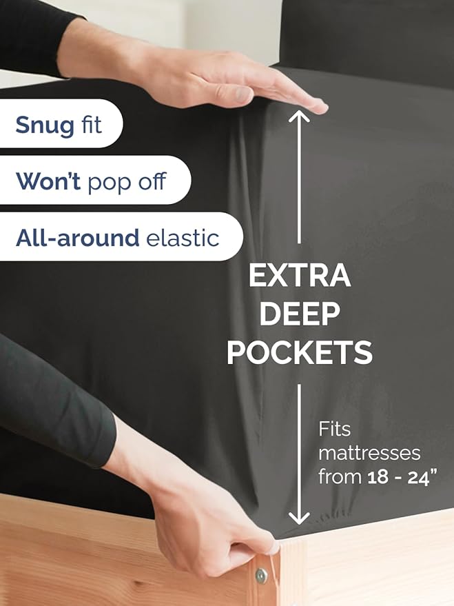 Extra Deep King Fitted Sheet - Image 2