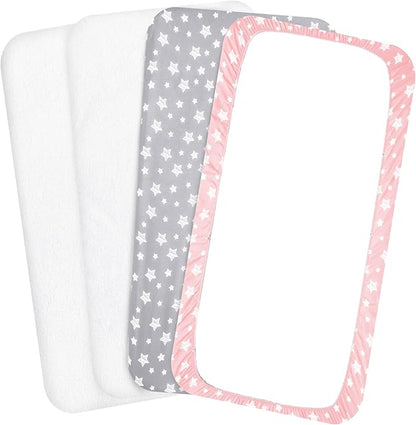 Crib Sheets & Waterproof Crib Mattress Protector - Image 7