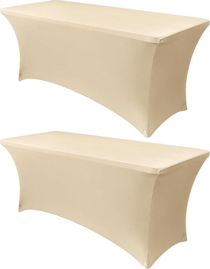 Obstal 6ft Stretch Spandex Table Cover by Obstal