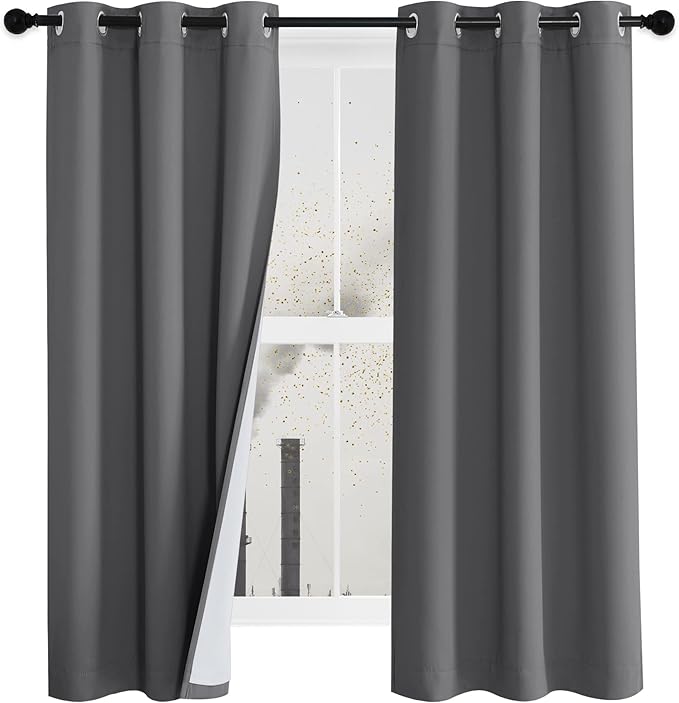 NICETOWN Noise Reduction & Mountain Fires, Sandstorms, Smog Filtering Curtains by NICETOWN
