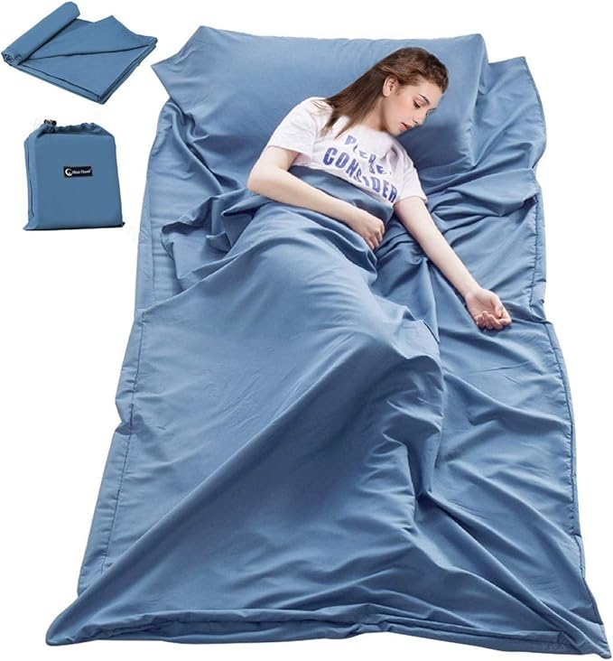 Sleeping Bag Liner Travel Sheets by Mannice