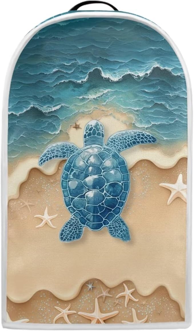 Talayituse Beach Turtle Starfish Print Blender Dust Cover, Fingerprint by Talayituse