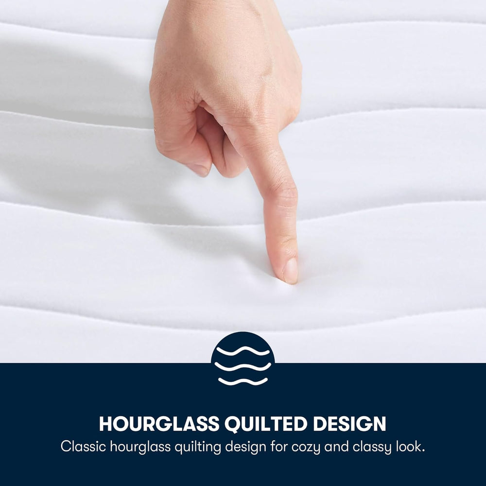 Serta Heated Mattress Pad with Deep Pocket & Dual Controller Queen
