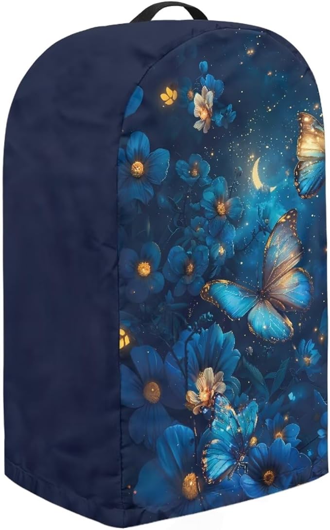 Blue Butterfly Blender Covers for Kitchen Food Processor Cover - Image 4