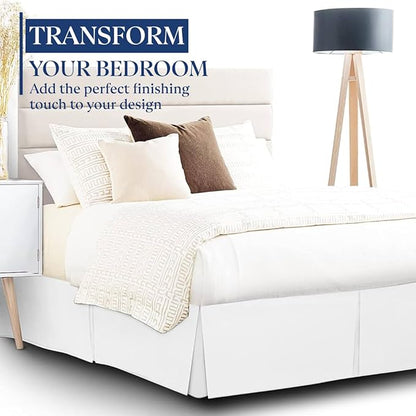 SKY BEDDINGS Luxury Pleated Twin Bed Skirt - Image 2