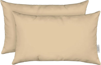 RSH Décor - Jumbo Lumbar Pillow Covers – Set of 2 | 26" x 16" | Outdoor Use – by RSHDECOR