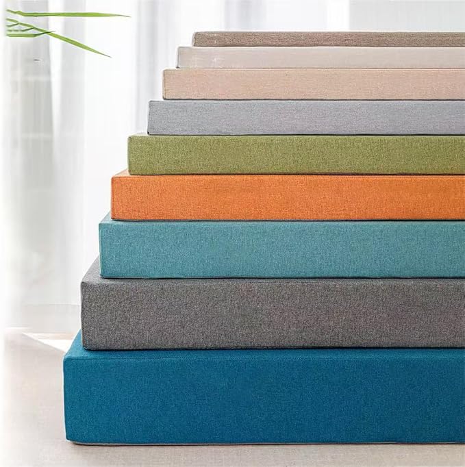 Custom Size Bench Cushions Indoor Outdoor Patio Furniture, Chenille Velvet by Custom
