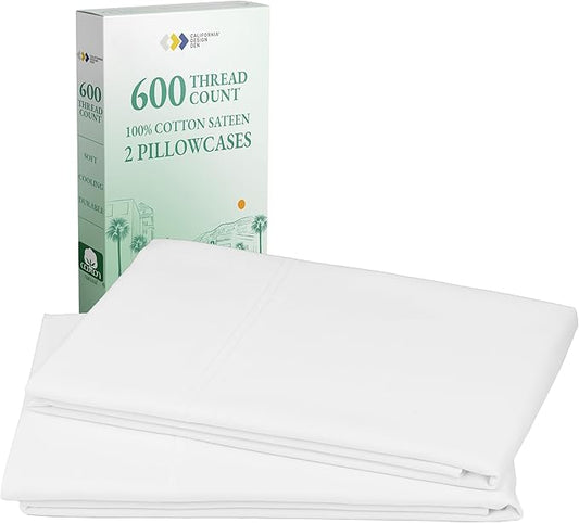 California Design Den Luxuriously Soft 600 Thread Count 100% Cotton King Size by CaliforniaDesignDen