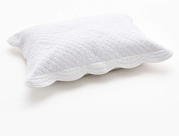 Calla Angel Sage Garden Luxury Pure Cotton Quilted Pillow Sham - Image 2
