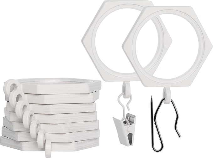 BlastHome® Luxury Curtain Rings by BlastHome