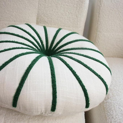 S_SSOY Round Pumpkin Throw Pillows 16", Colorful Striped Cushions Floor Pillows - Image 3