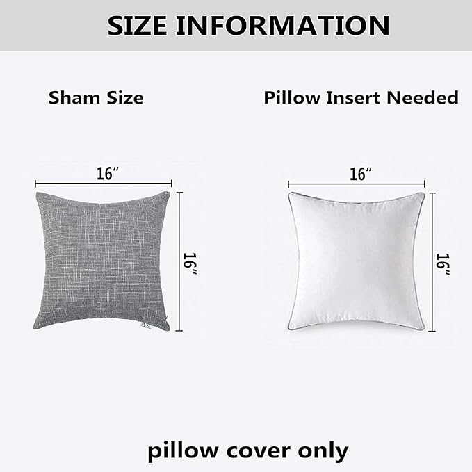 Kevin Textile 2 Packs Decorative Square Pillows Cover Outdoor Throw Pillows - Image 6