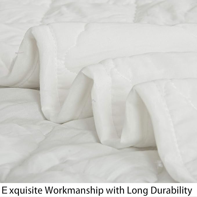 NTBAY Down Alternative Oversized Toddler Comforter, Super Soft and Warm Solid - Image 2