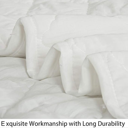 NTBAY Down Alternative Oversized Toddler Comforter, Super Soft and Warm Solid - Image 2