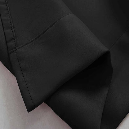 Black Kitchen Curtains for Windows 2 Panels Set 48 Inch Length Blackout Short - Image 7