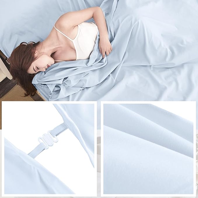 TRIWONDER Sleeping Bag Liner Cotton Camping Travel Sheet Sleep Sack Adult - Image 4