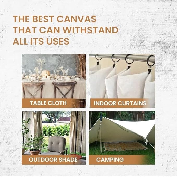 ZUPERIA Canvas Drop Cloth for Painting Painters Drop Cloth for Painting - Image 9