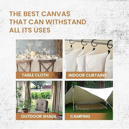 ZUPERIA Canvas Drop Cloth for Painting Painters Drop Cloth for Painting - Image 9