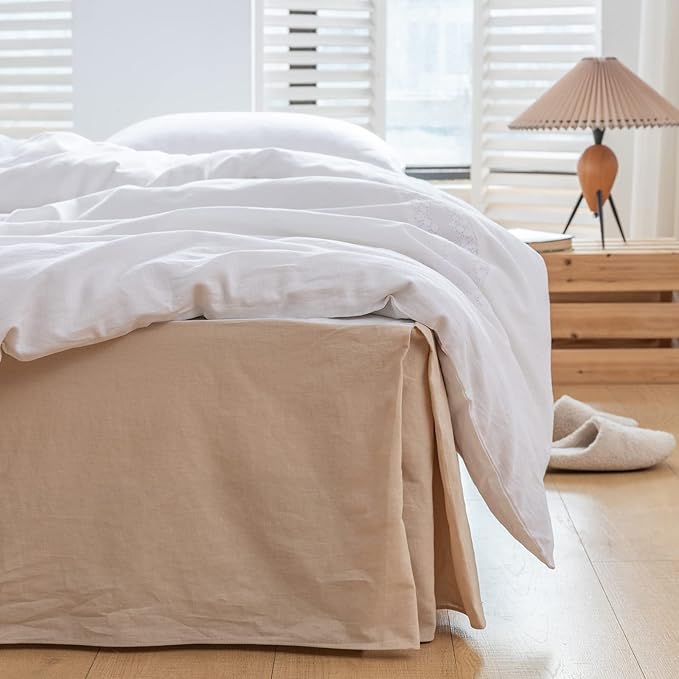 BISELINA French Linen Bed Skirt - Image 8