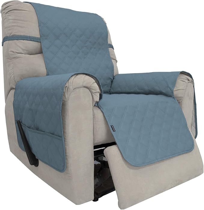 Easy-Going Sofa Slipcover Waterproof Recliner Chair Cover Non-Slip Fabric Couch by Easy-Going