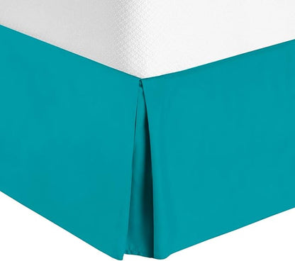 Bed Skirt - 100% Cotton 800 Thread Count Box Pleated Bed Skirt - Luxury Pleated - Image 3