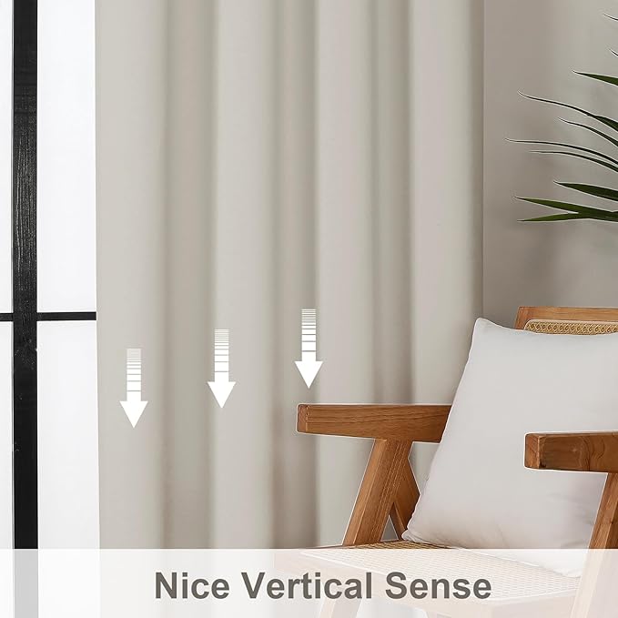 Gwine Short Curtains for Bedroom 45 Inches Long, Short Half Window Kitchen - Image 4