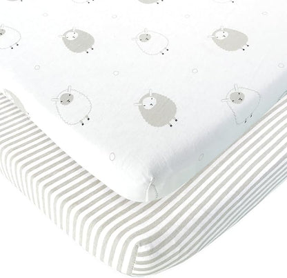Bassinet Fitted Sheets for Baby Beside Dreamer Bedside Sleeper and Chicco by JoeyJoan
