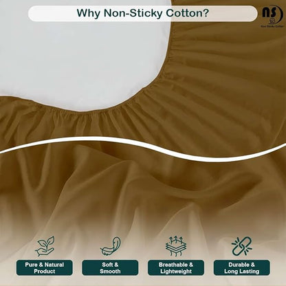 NON Sticky cotton Full Size Sleeper Sofa Sheets, 4 Piece Egyptian Cotton Bed - Image 4