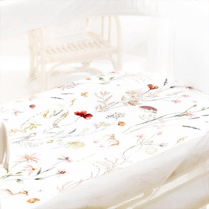 GRSSDER Stretchy Ultra Soft Fitted Bassinet Sheets 3 Pack, Universal Fit - Image 6