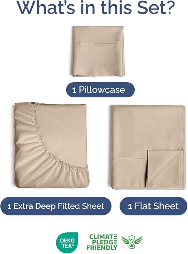 Extra Deep Pocket Twin XL Sheets - Image 2