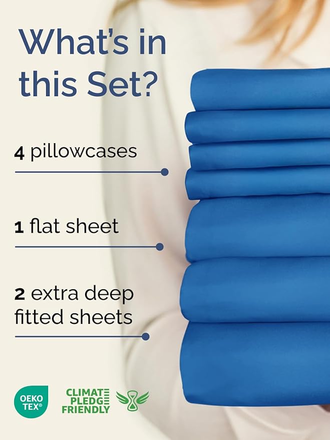 Extra Deep Split King Sheet Set - Image 2