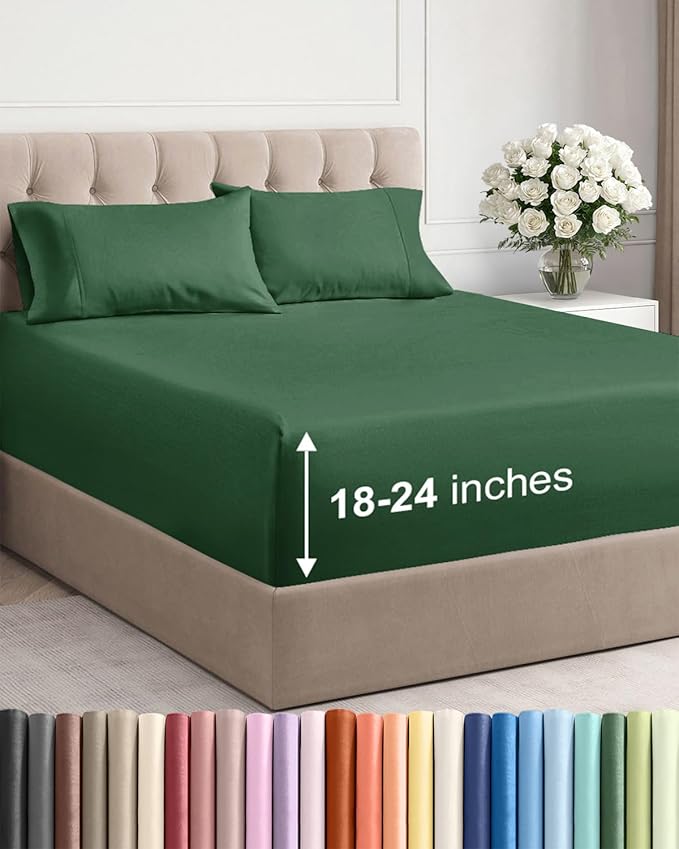 Extra Deep Pocket Cal King Sheets by CGKUnlimited